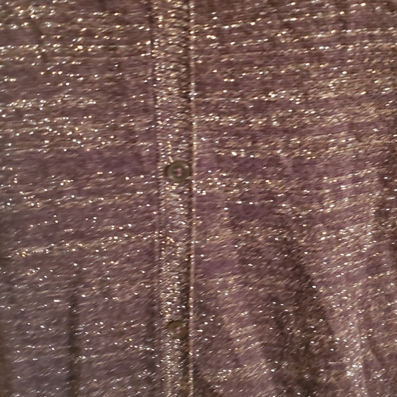 MNG Basics Black and Silver Metellic Top Size XL - Picture 3 of 3